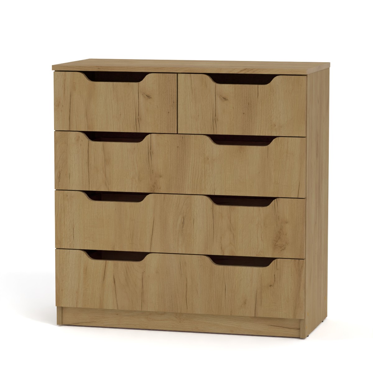 Комод Компанит 2+3М 81х38х82,8 см Дуб крафт золотой (16551) Комод Компанит 2+3М 81х38х82,8 см Дуб крафт золотой (16551)