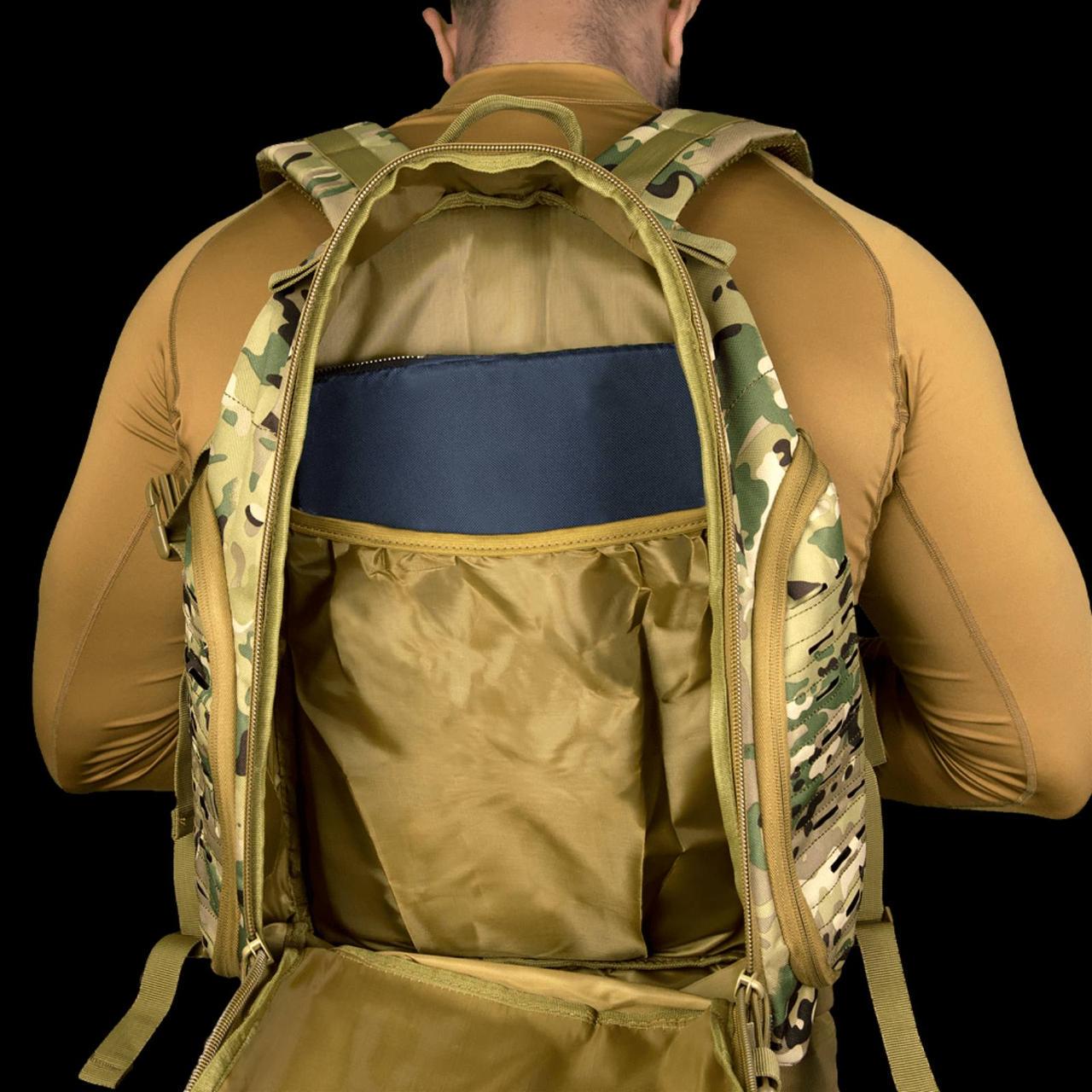 Рюкзак военный CamoTec Brisk LC с системой Molle 30 л Multicam (00058) - фото 6 Рюкзак военный CamoTec Brisk LC с системой Molle 30 л Multicam (00058) - фото 6