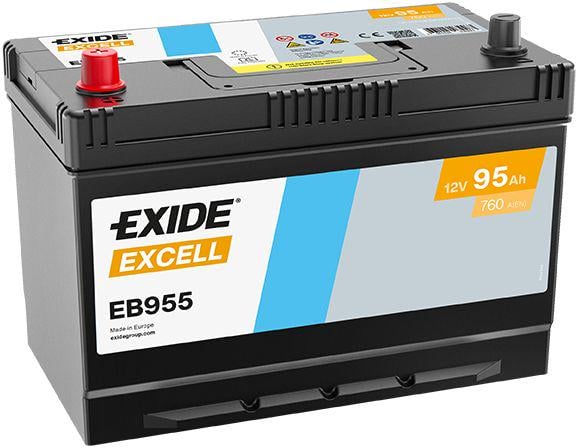 Акумулятор автомобільний EXIDE EXCELL 95 ah/760a/12 v - фото 1 Акумулятор автомобільний EXIDE EXCELL 95 ah/760a/12 v - фото 1