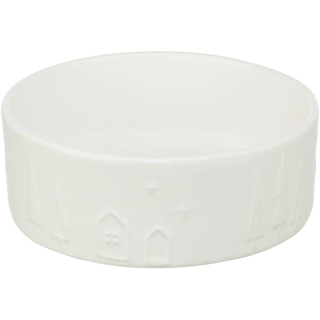 Миска Trixie рождественская керамическая 0,8 л Белый