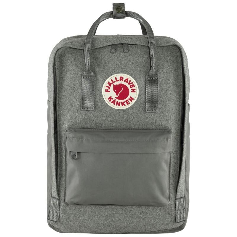 Городской рюкзак Fjallraven Kanken Re-Wool Laptop 15 Granite Grey (23328.027)
