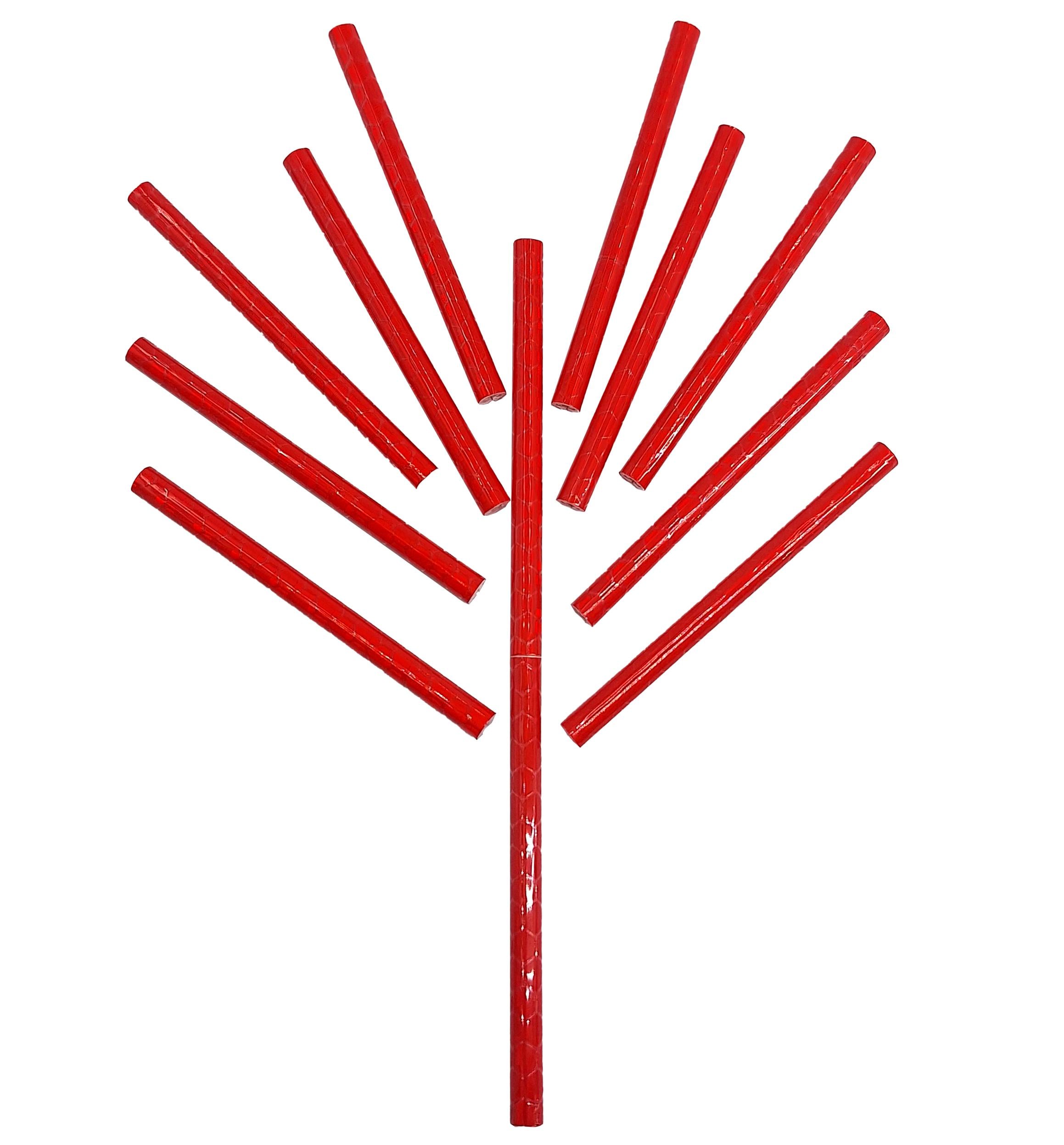 Світловідбивачі на шпиці колеса велосипеда 12 шт. Червоний (G00010401)