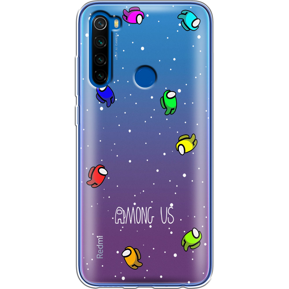 Чохол Boxface Xiaomi Redmi Note 8T Among Us Invisible Прозорий силікон (38532-bk76-38532)