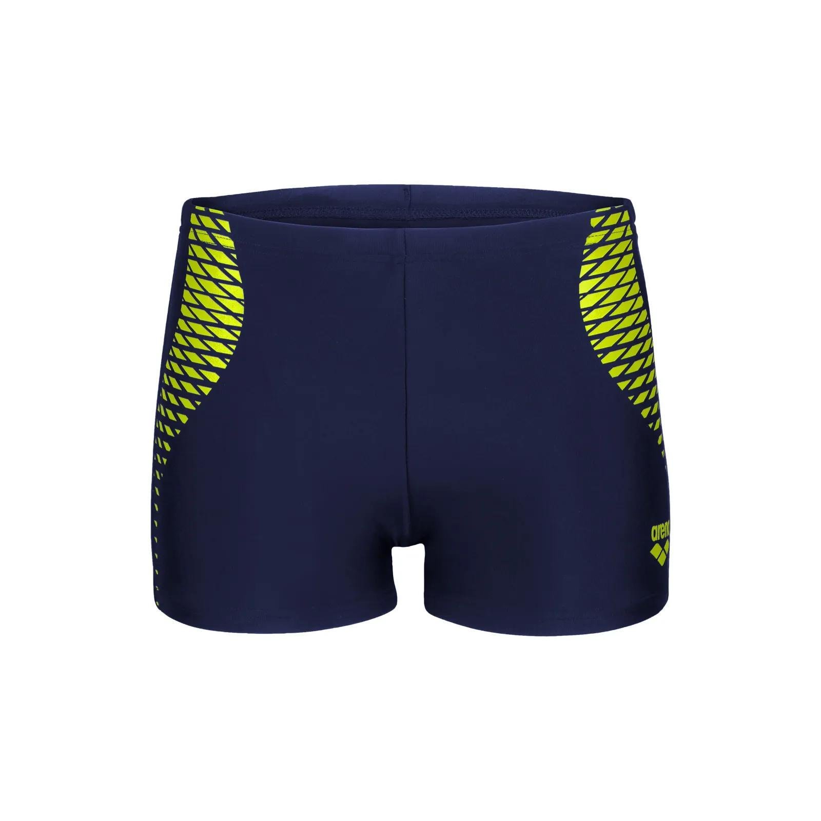 Плавки-шорты для мальчиков Arena OPENINGS SWIM SHORT Дет 140 см Синий/Желтый (008673-706 140)