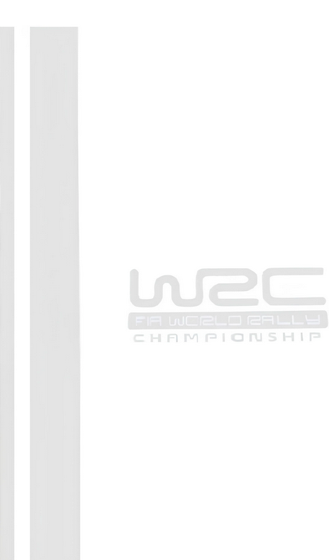 Наклейка на капот авто 1 полоска 108x15 см и Rally WRC 35х14 см Серый (1086102688)