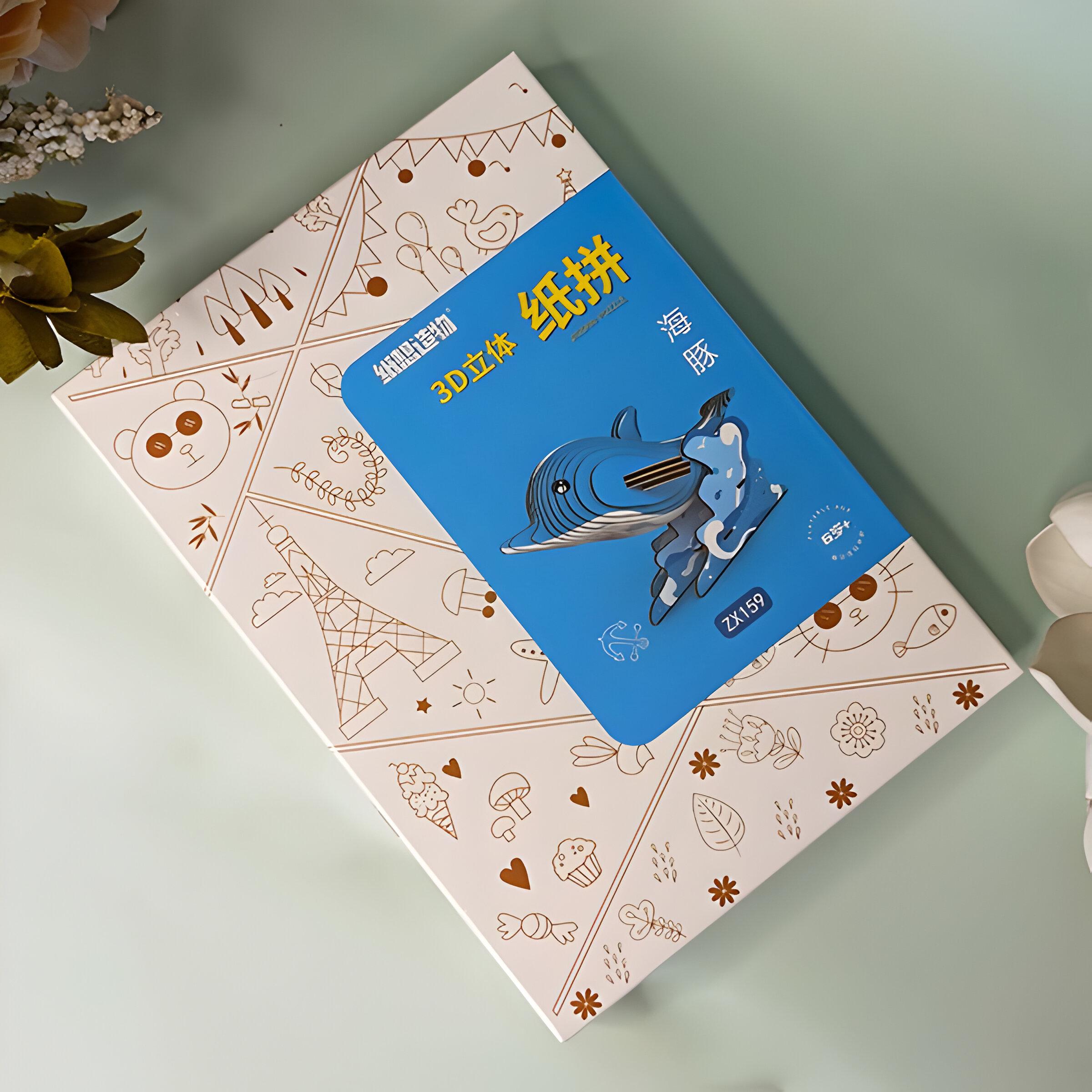 Конструктор картонний Дельфін (ZX-159) - фото 3