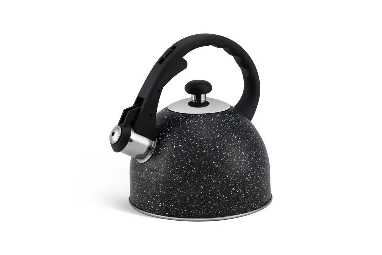 Чайник с свистком для индукционной плиты Edenberg EB-1973 1,5 л Черный (2530556638) - фото 6