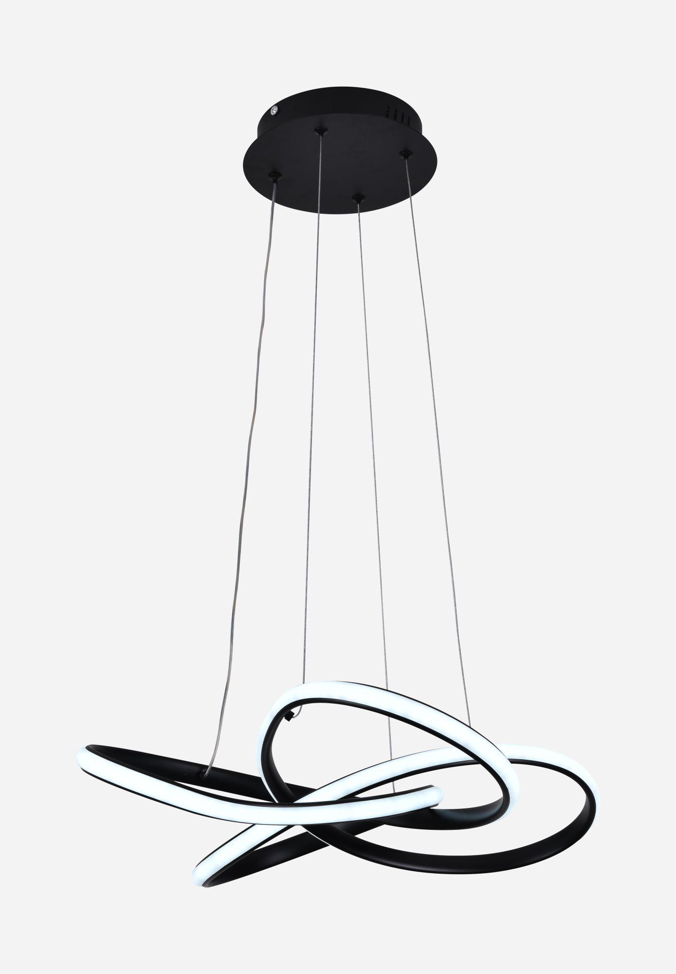 Люстра подвесная светодиодная Sirius LCD3069 BK Черный