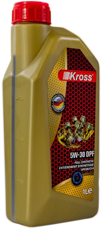 Мастило Kross Full Synthetic DPF/API SN-CI-4 5w30 1 л (000040367) - фото 3