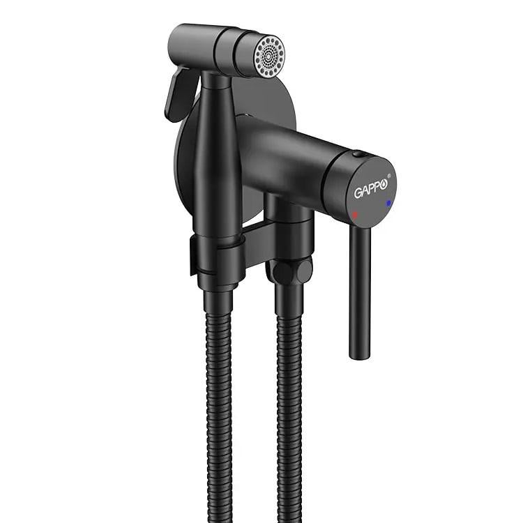 Смеситель для гигиенического душа Gappo скрытый G7206-6 Черный (217332)
