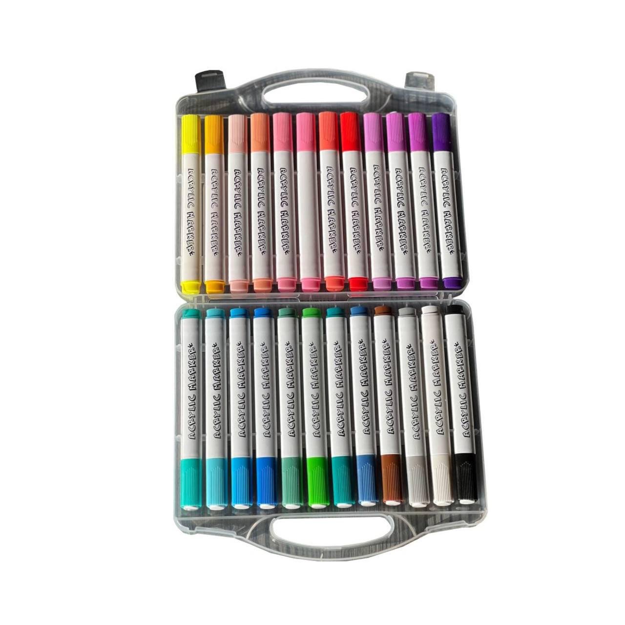Набор акриловых маркеров 24 шт. (239d6b28) - фото 2 Набор акриловых маркеров 24 шт. (239d6b28) - фото 2