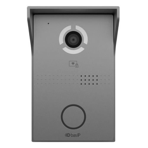 Панель виклику зі зчитувачем Bas-IP AV-03BD Bluetooth та IP64 Сірий (31330365)