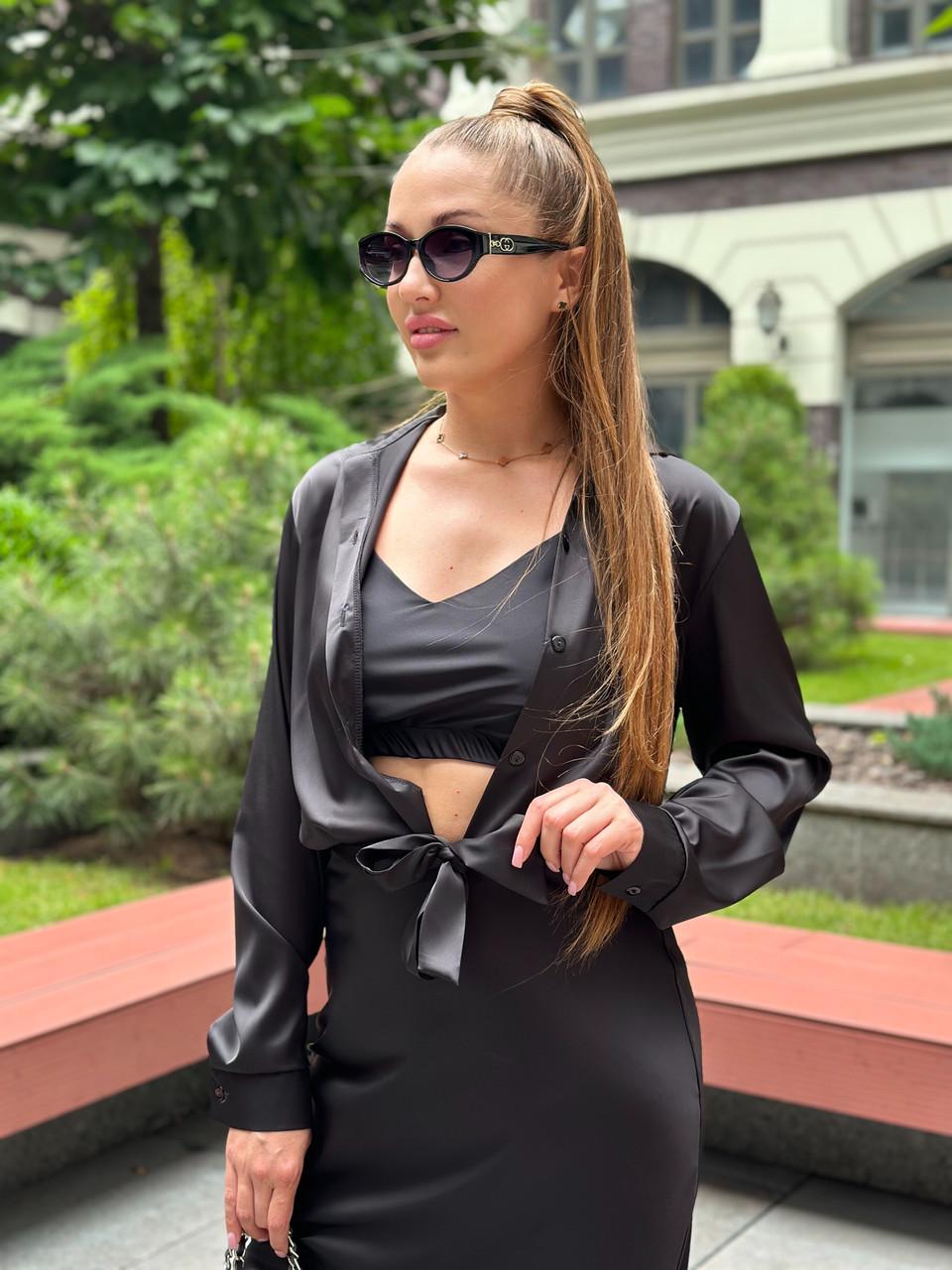 Женская блуза из шелка Армани Черный (2656491026) - фото 6 Женская блуза из шелка Армани Черный (2656491026) - фото 6