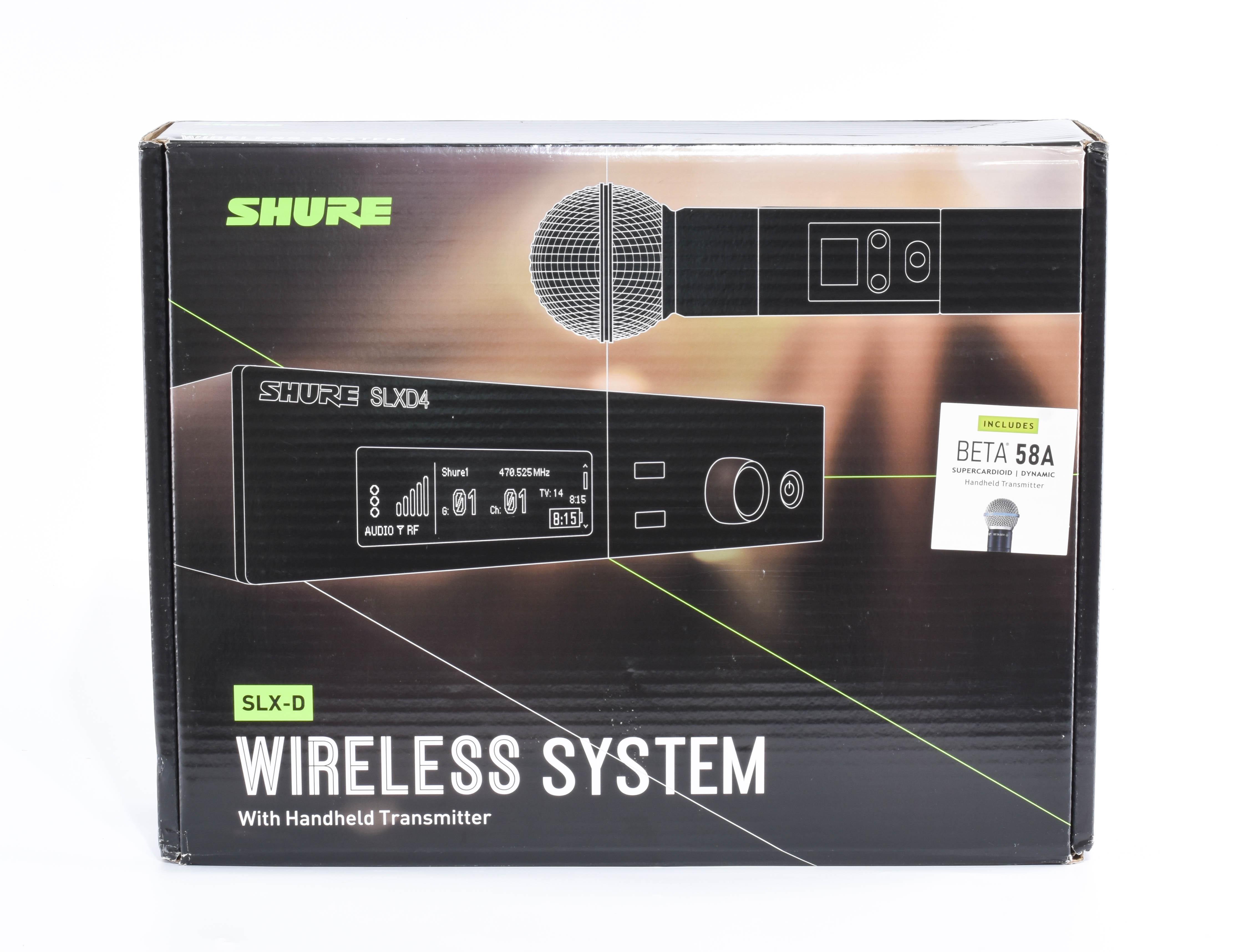 Микрофон с радиосистемой и поясным передатчиком SHURE SLX-D BETA 58A (0027) - фото 6