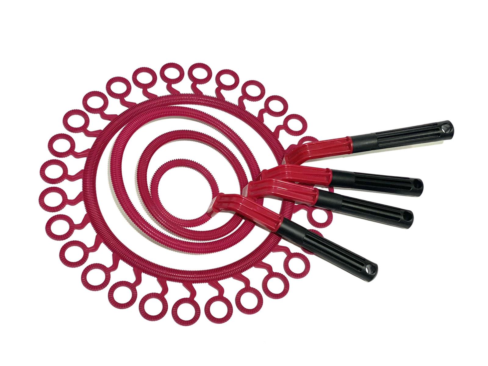 Комплект ракеток для шоу мыльных пузырей Gig Bubbles Малиновый