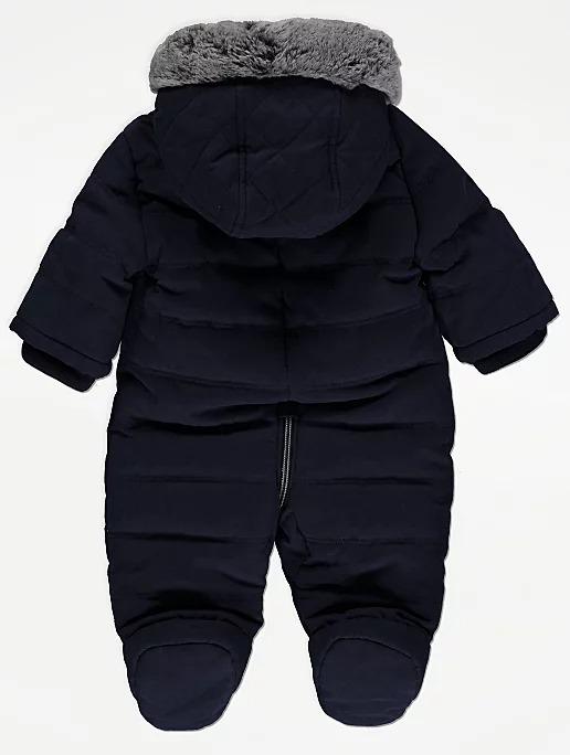 Комбинезон для мальчика зимний George 56 см-62 Blue (629190) - фото 2 Комбинезон для мальчика зимний George 56 см-62 Blue (629190) - фото 2