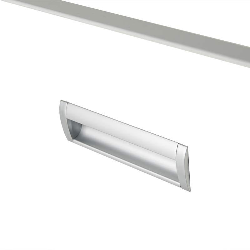 Мебельная ручка Rosa Fiori M 0010.128 Алюминий (11733)