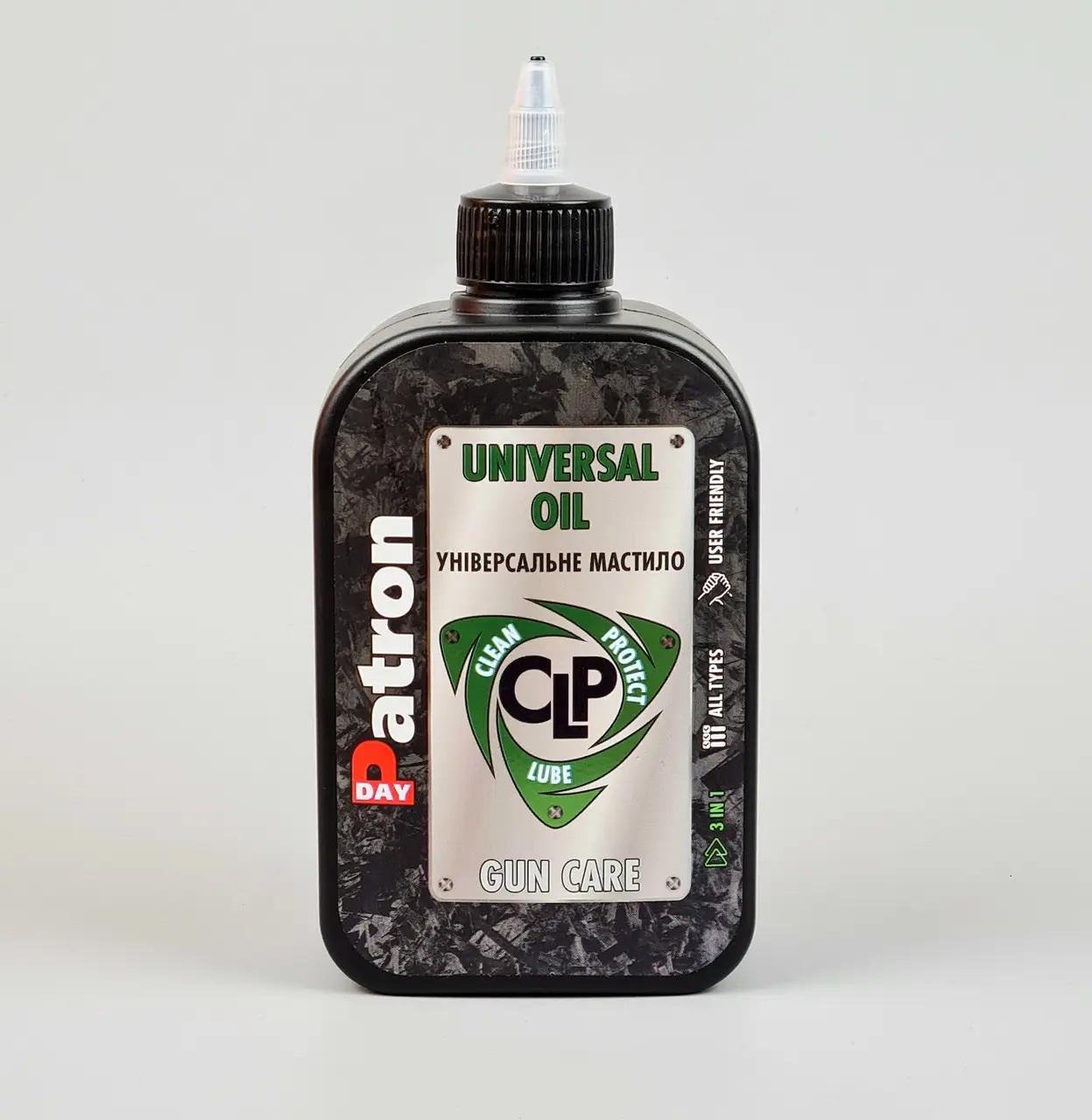 Масло для смазки и чистки оружия Day Patron CLP Clean Lubricat Protection 3in1 All in one 250 мл (6009247) Масло для смазки и чистки оружия Day Patron CLP Clean Lubricat Protection 3in1 All in one 250 мл (6009247)