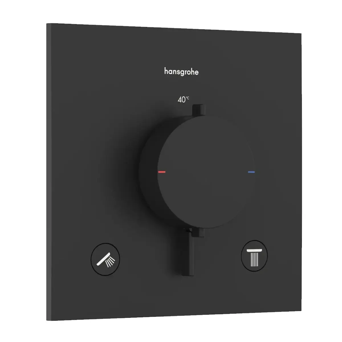 Смеситель для душа Hansgrohe Ecostat Comfort E термостатический Черный матовый (33711670)