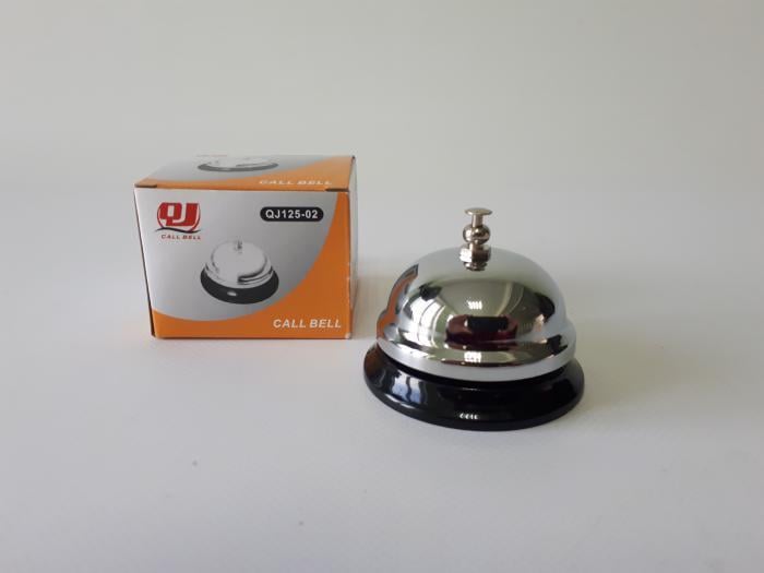 Звонок для официант/ресепшн настольный металлический 10х6 см (438595229) - фото 2 Звонок для официант/ресепшн настольный металлический 10х6 см (438595229) - фото 2