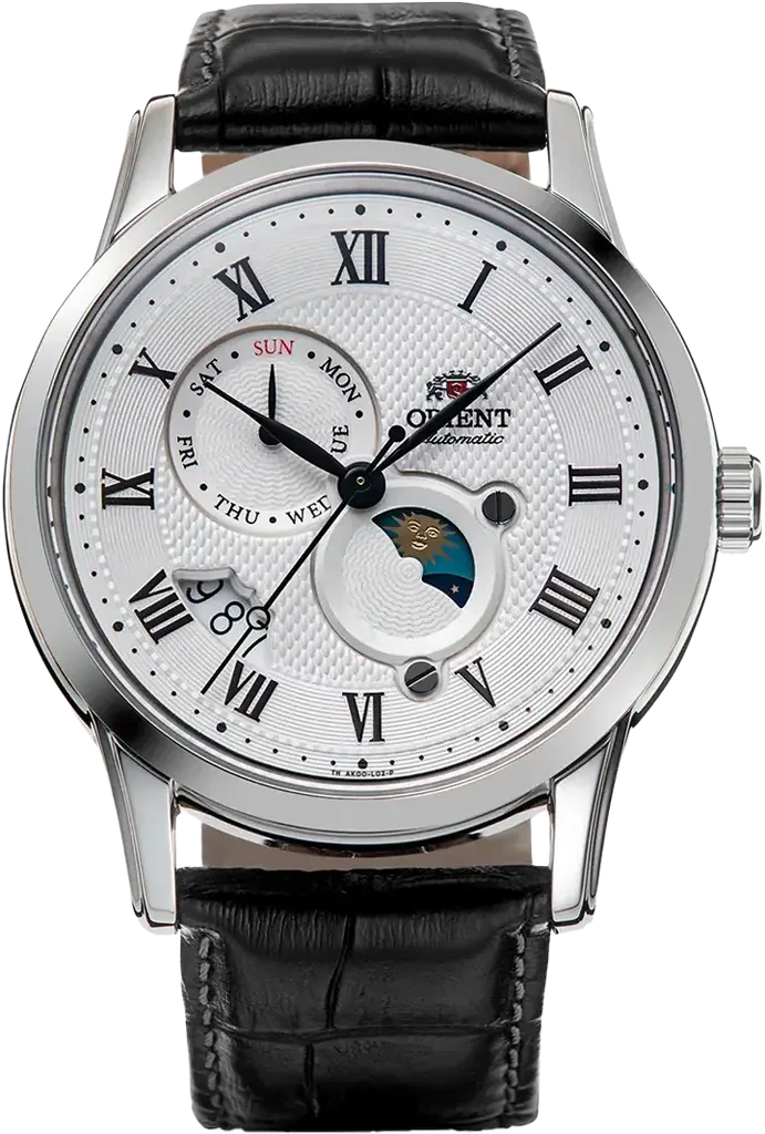 Наручные часы мужские Orient Version 3 RA-AK0008S10B со стальным корпусом/сапфировым стеклом WR 50 м Белый (3124584505)
