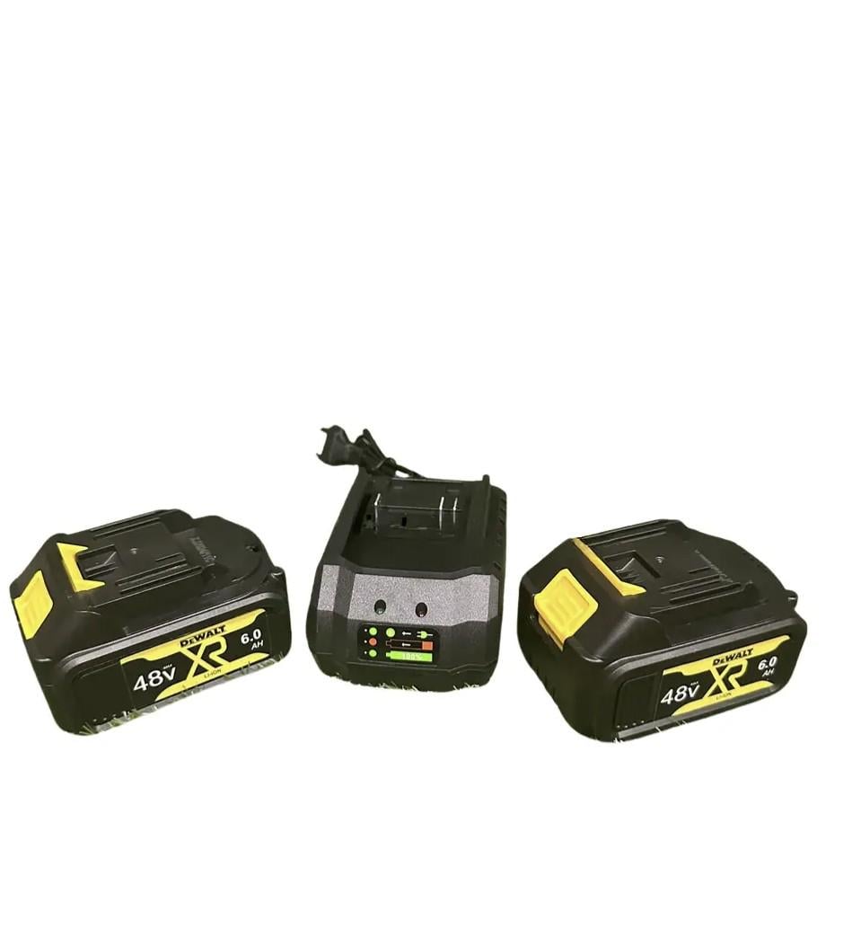 Набор аккумуляторов DeWALT XR DCB546 Li-Ion 48 В 6 Ач ×2 с зарядным устройством Желтый - фото 3 Набор аккумуляторов DeWALT XR DCB546 Li-Ion 48 В 6 Ач ×2 с зарядным устройством Желтый - фото 3