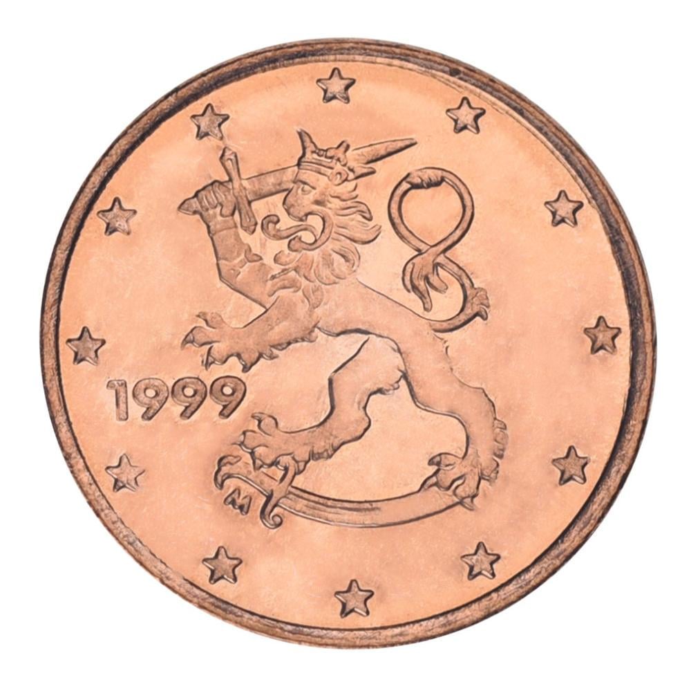 Коллекционная монета Финляндия 1 евроцент 1999 г. AU-UNC (М22754)