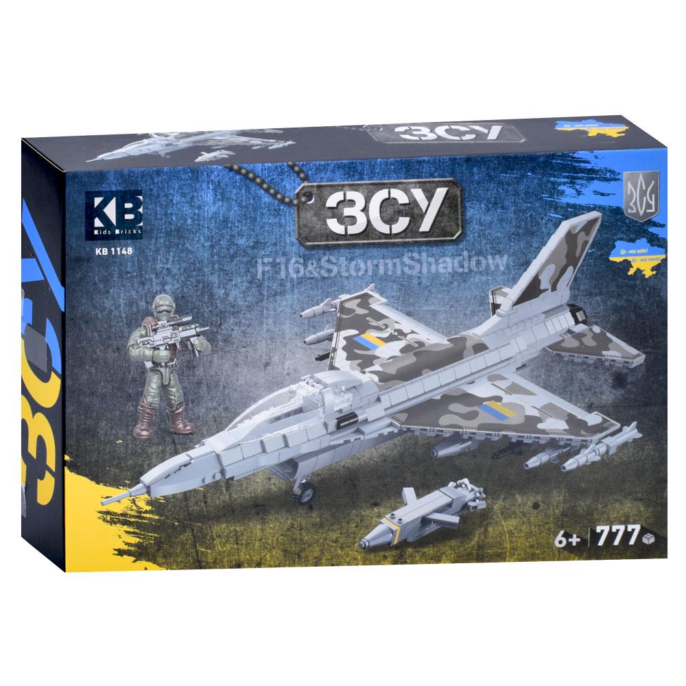 ᐉ Конструктор ВСУ Limo Toy KB 1148 военный самолет F16/Storm