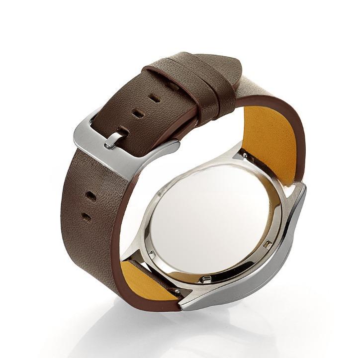 Ремешок для смарт-часов Youth Classic для Amazfit GTR 2 Pace Stratos/Huawei Watch GT 2/Samsung Gear S3 кожаный 22 мм Темно-коричневый (2188P)
