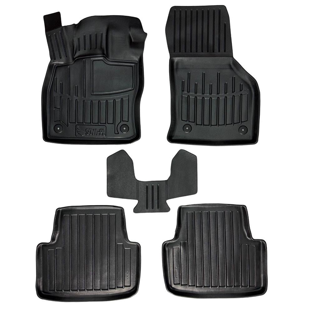 Коврики в салон SOVA-PL для Skoda Octavia IV A8 с 2020 г. резиновые 5 шт. Черный (28800622) Коврики в салон SOVA-PL для Skoda Octavia IV A8 с 2020 г. резиновые 5 шт. Черный (28800622)