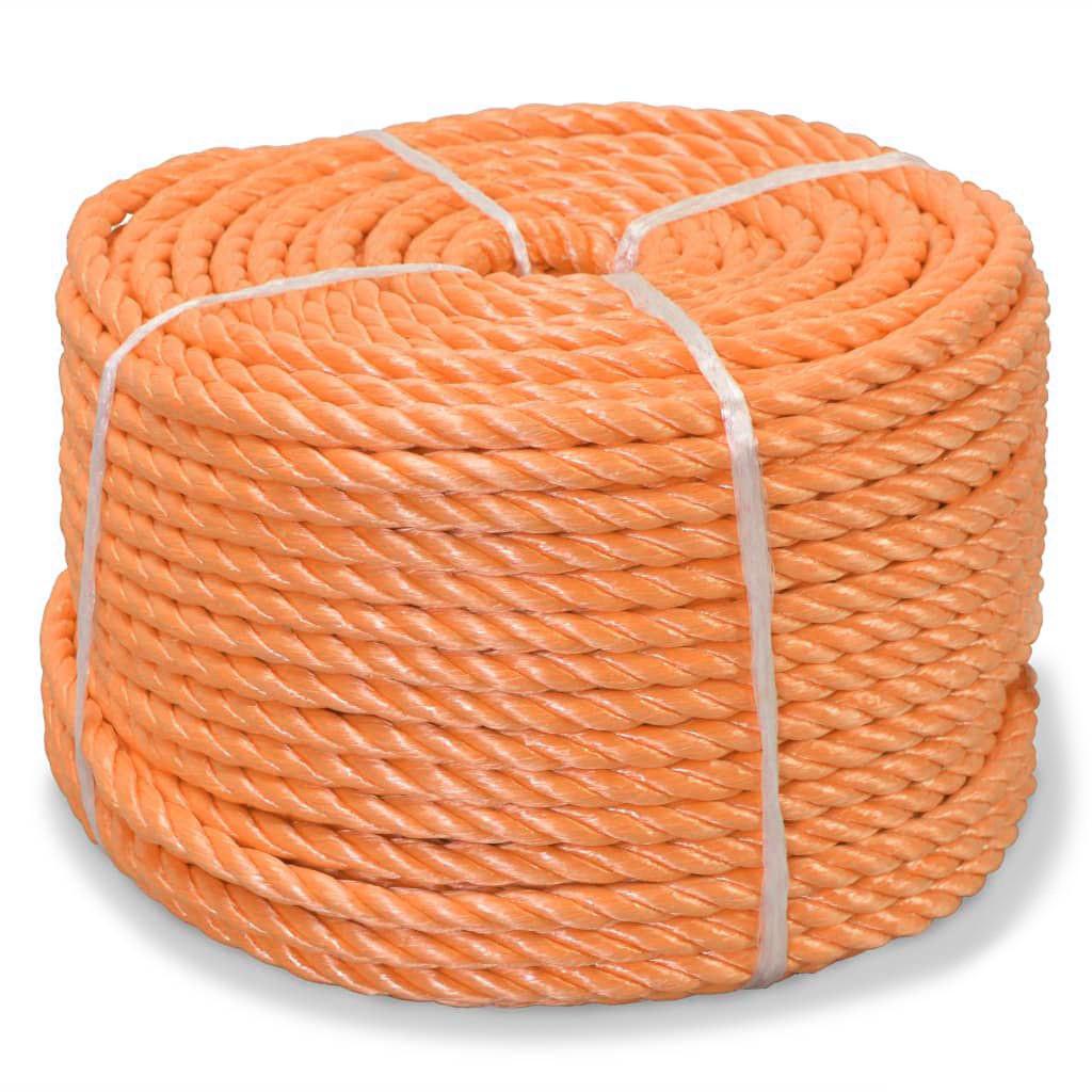 Канат полипропиленовый 8 мм x 50 м Оранжевый (1922136320)