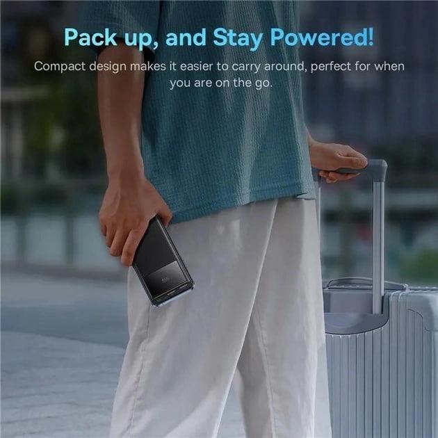 Повербанк BASEUS Star Lord 10000 mAh 22,5 W із швидкою зарядкою QC3.0+PD3.0 Black (PPXJ100001) - фото 6