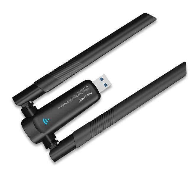 Адаптер бездротовий мережний дводіапазонний Pix-Link AX1800 LV-UAX04 Wi-Fi USB 2.4/5GHz Black (17961) - фото 5 Адаптер бездротовий мережний дводіапазонний Pix-Link AX1800 LV-UAX04 Wi-Fi USB 2.4/5GHz Black (17961) - фото 5