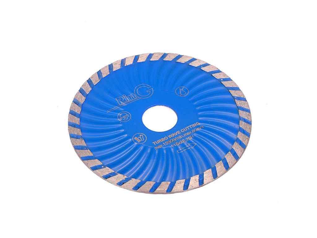 Диск алмазний RinG 115х22,2 мм 2,0 мм турбохвиля (228315)