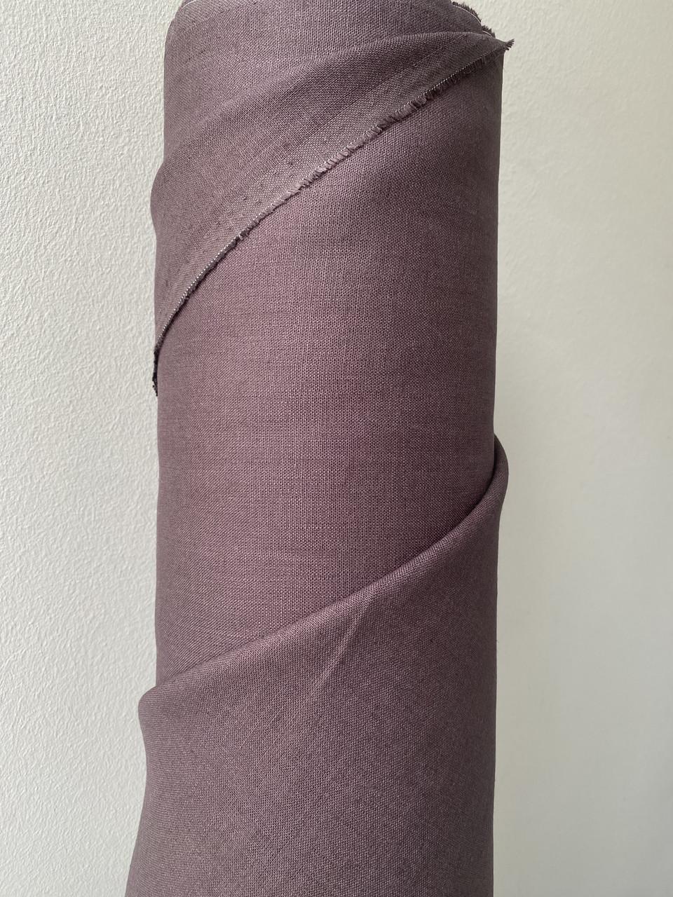 Ткань Linen Plus костюмная льняная Кофейный 1297 - фото 4 Ткань Linen Plus костюмная льняная Кофейный 1297 - фото 4