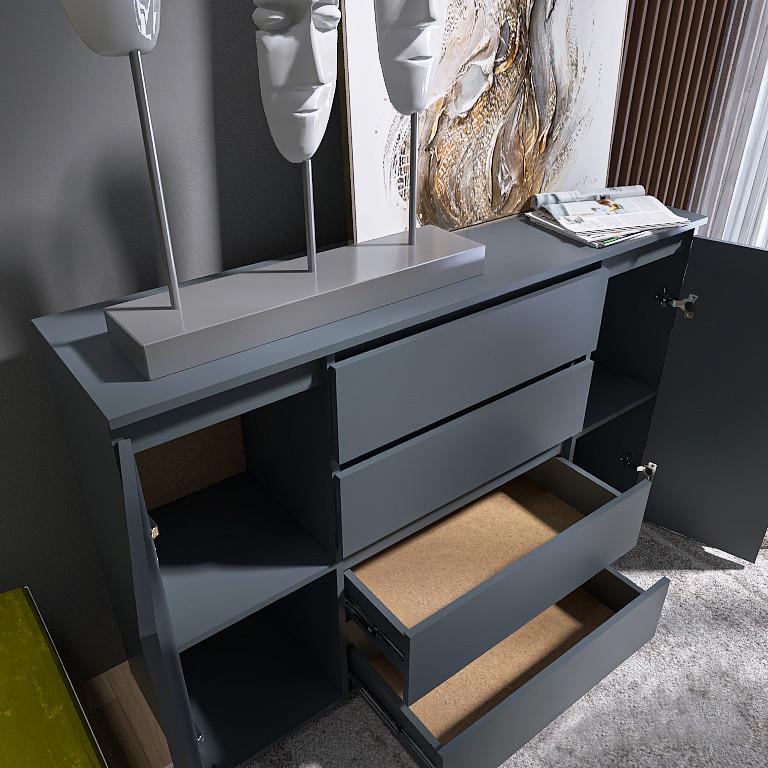 Спальня дитяча Еверест Лайт-4 Графітовий (ЕВ20812.02) - фото 5 Спальня дитяча Еверест Лайт-4 Графітовий (ЕВ20812.02) - фото 5