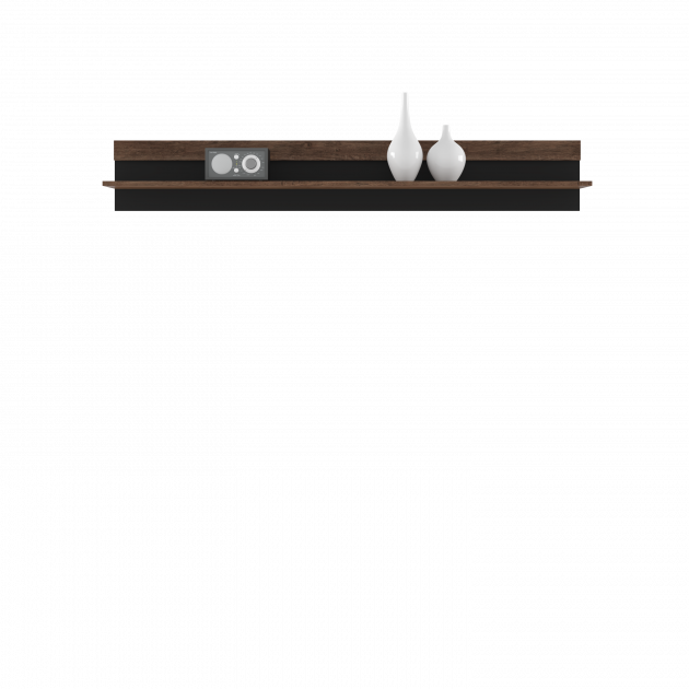 Полиця навісна Gerbor Блеквуд POL135 ДСП