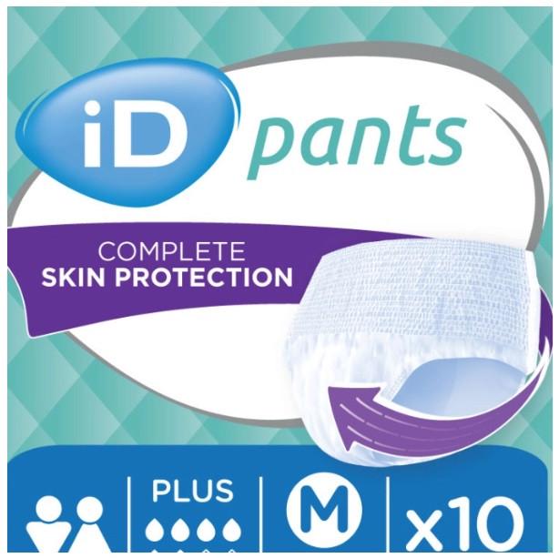Подгузники-трусы для взрослых ID Plus M 10 шт. (2450192349) - фото 2 Подгузники-трусы для взрослых ID Plus M 10 шт. (2450192349) - фото 2