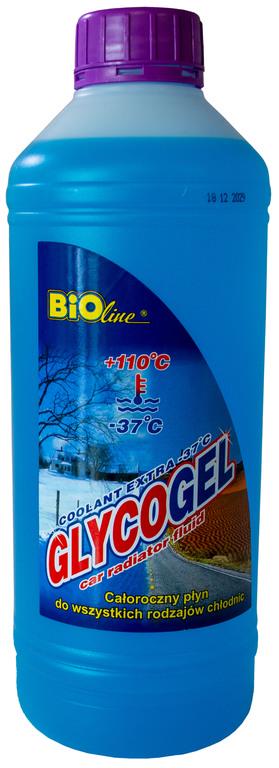Охлаждающая жидкость Антифриз Bio Line Glycogel G11 -37°С 1 л Синий (000048417)