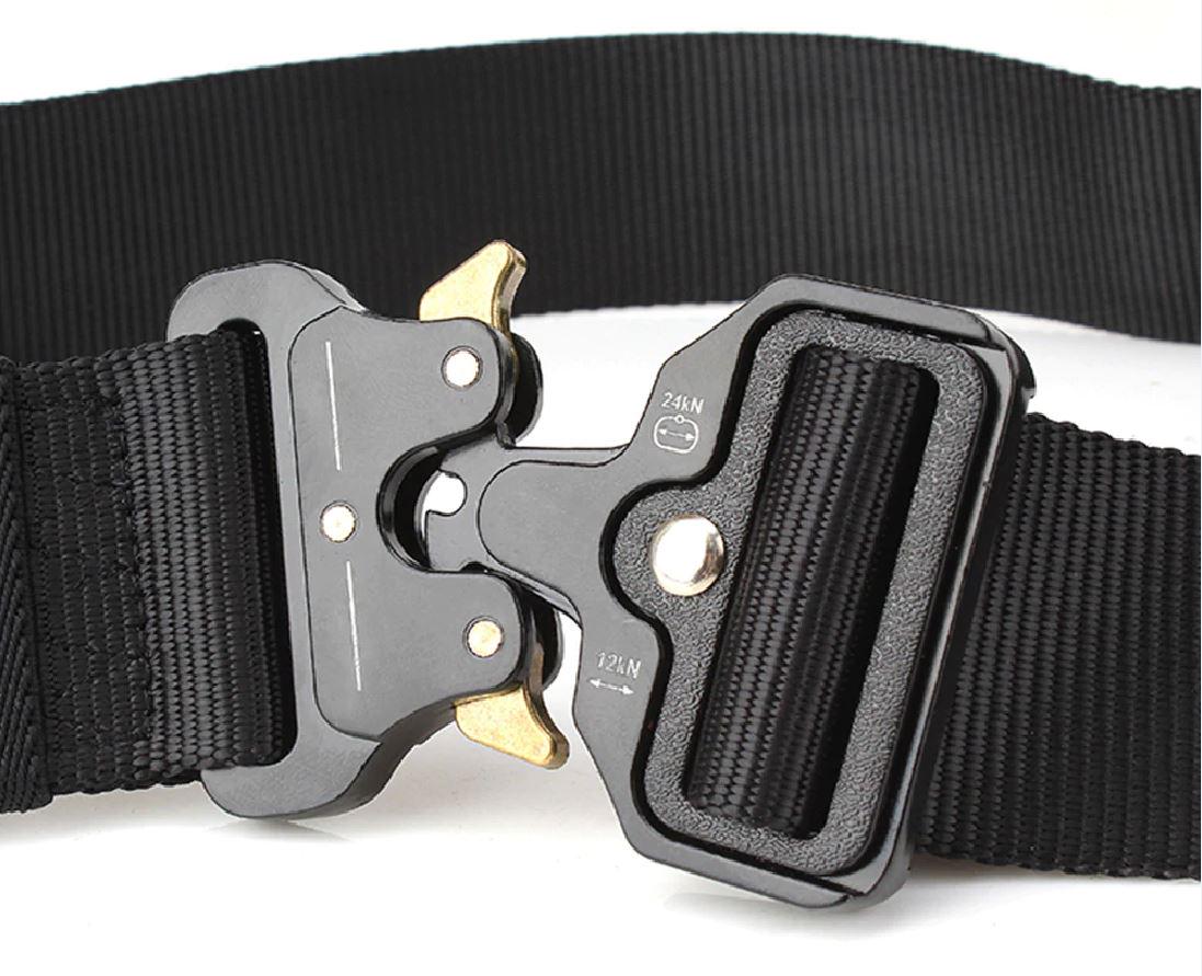 Ремень мужской Tactical Belt 140х4 см Черный - фото 2