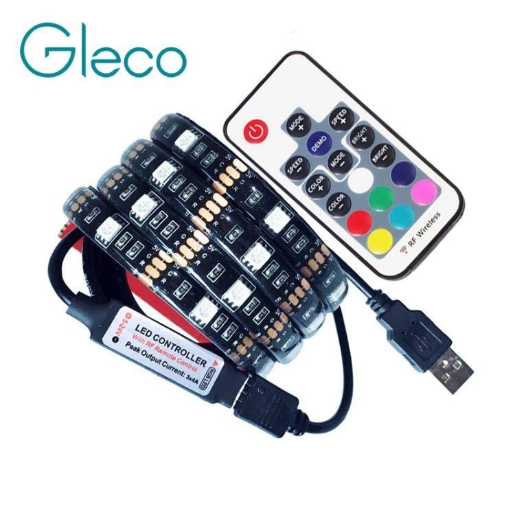 Світлодіодна стрічка USB RGB IP65 2 м Чорний (10416704) - фото 8 Світлодіодна стрічка USB RGB IP65 2 м Чорний (10416704) - фото 8