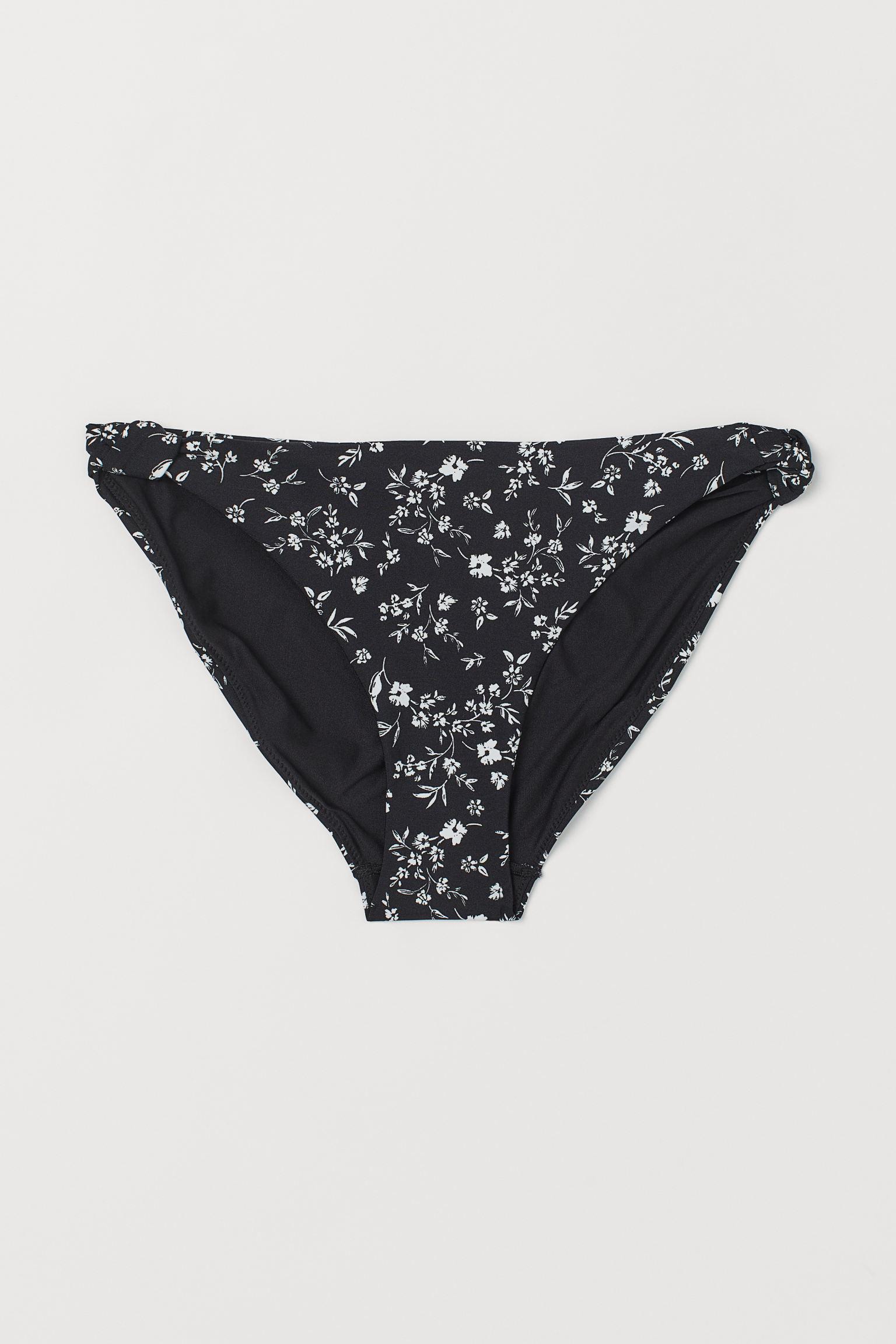 Трусики купальные H&M Цветы р. 42 Черный (9038119271) Трусики купальные H&M Цветы р. 42 Черный (9038119271)