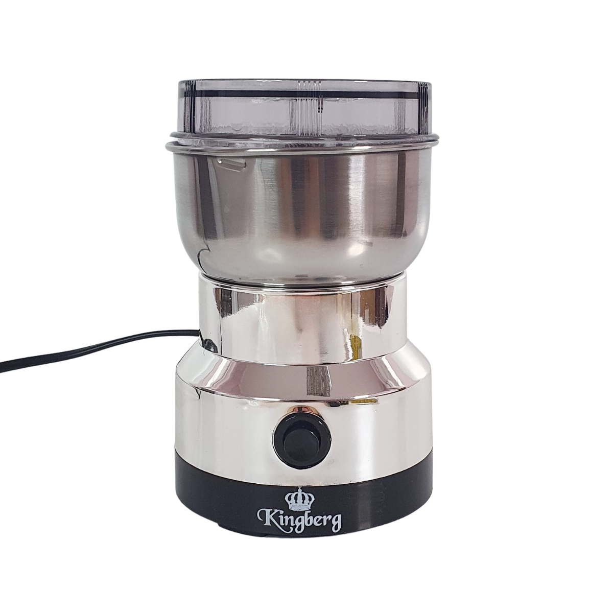 Кофемолка электрическая Kingberg 300 Вт из нержавеющей стали Стальной (KB-1996-D1)