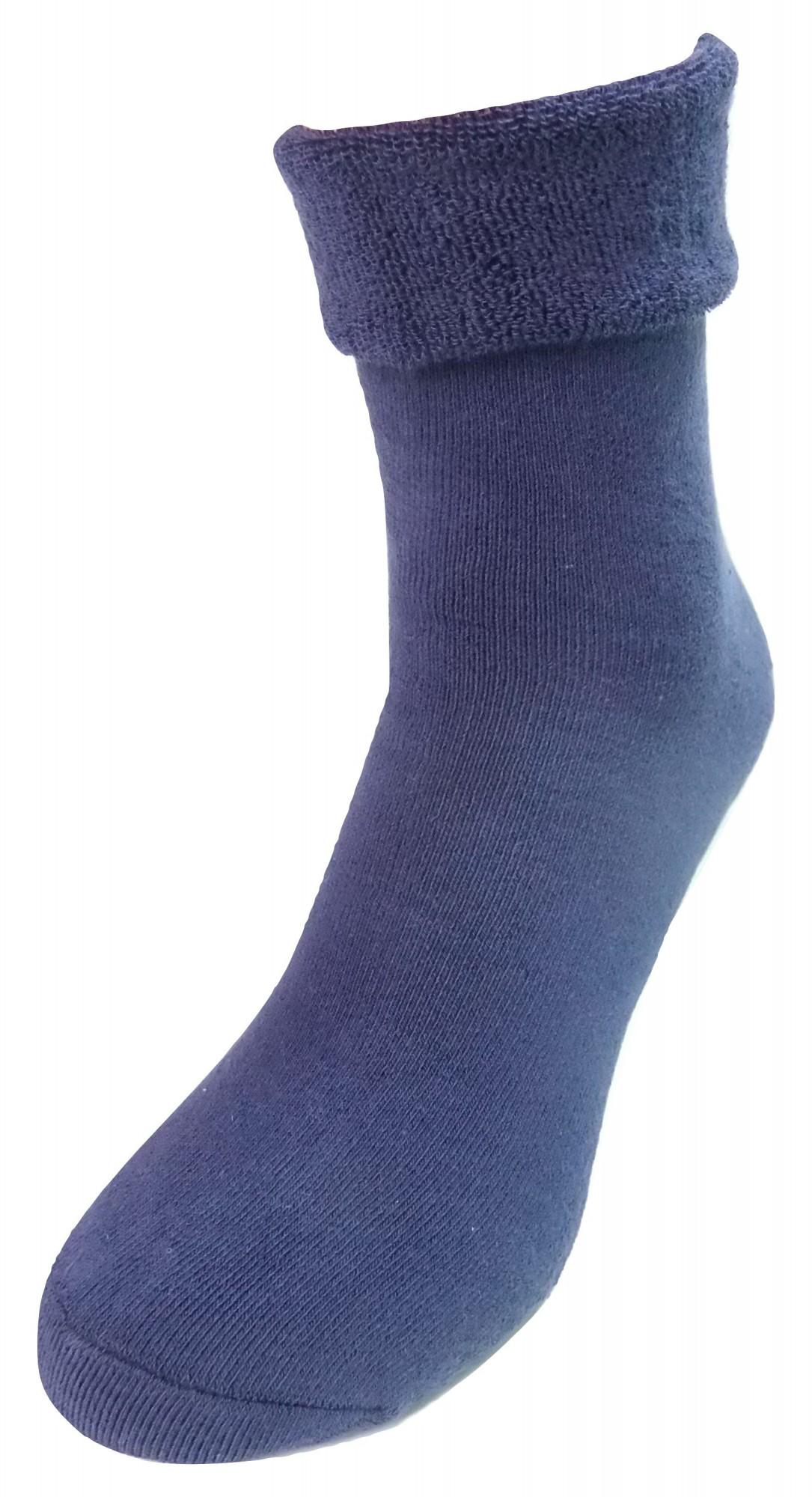 Носки Новая пара 442-386 махровые без резинки средние р. 42-44 Темно-синий (2386044215753) - фото 3 Носки Новая пара 442-386 махровые без резинки средние р. 42-44 Темно-синий (2386044215753) - фото 3