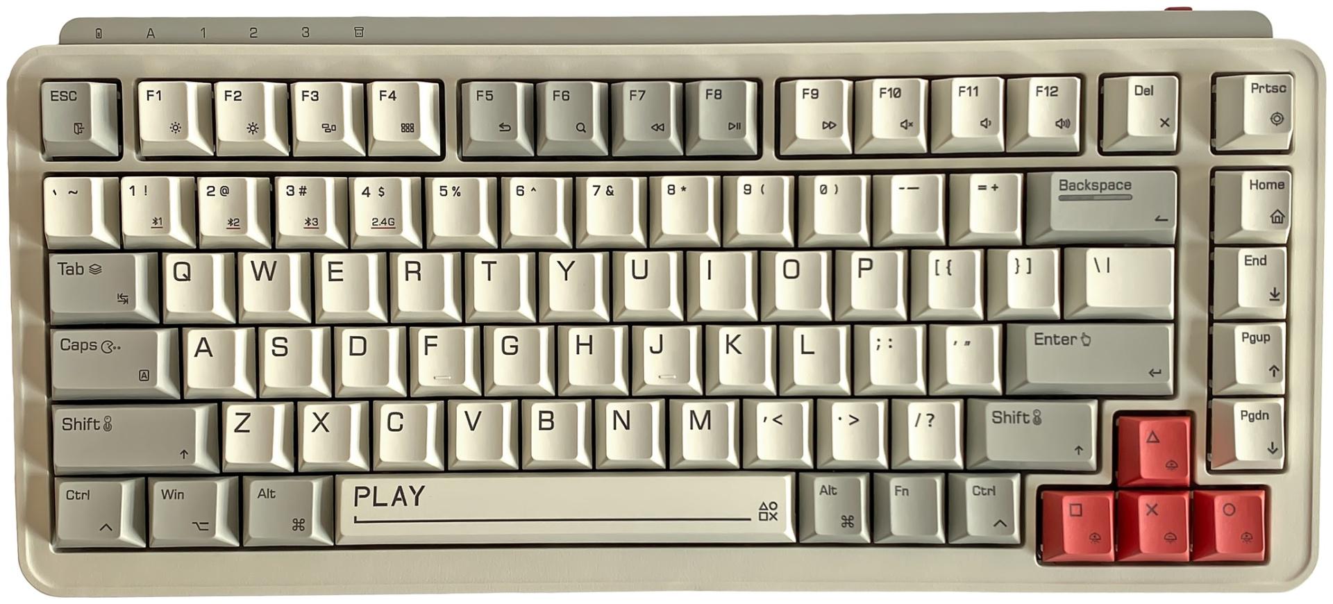 Механічна клавіатура серії ART MIIIW Z830 Max Iridescent MWMKB04 Grey