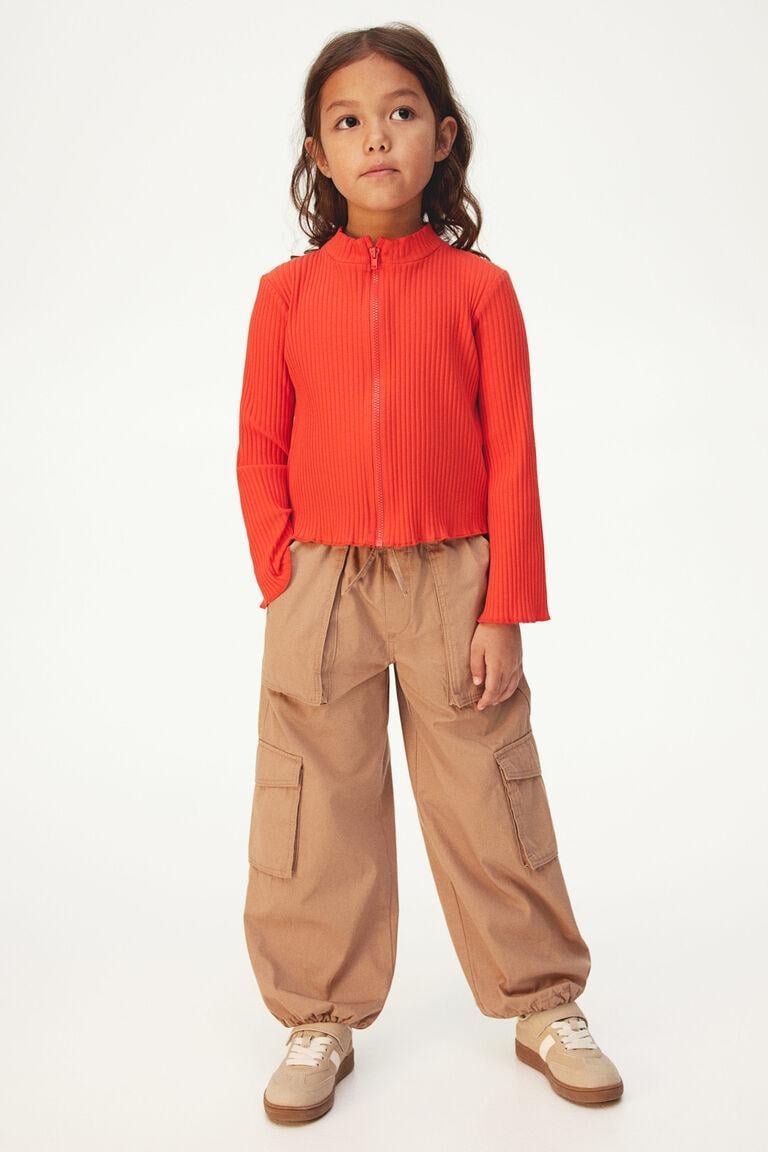 Брюки H&M 122 см Бежевый (1252195)