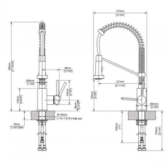 Смеситель для кухни Kraus KPF-1610CH Серебристый - фото 2 Смеситель для кухни Kraus KPF-1610CH Серебристый - фото 2
