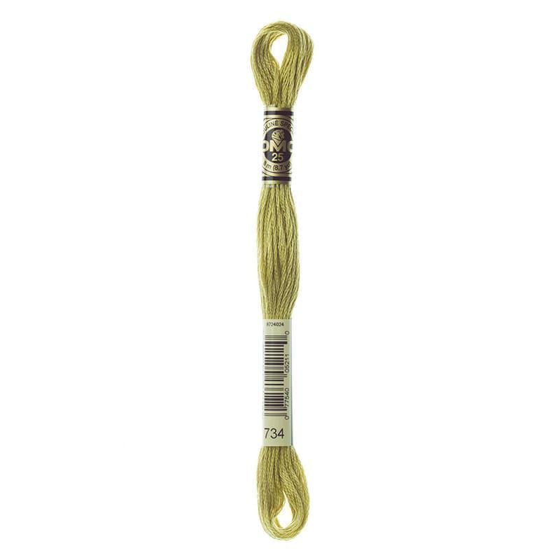 Нитки мулине DMC 734