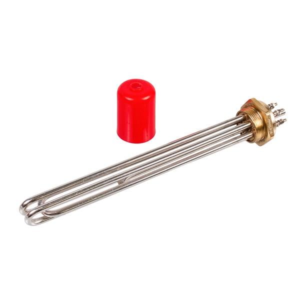 Блок тенов 6 кВт 250Z AISI 220-380V нержавеющая сталь L=250 мм гайка 1 1/2" для электрокотла SANAL (00000041667)