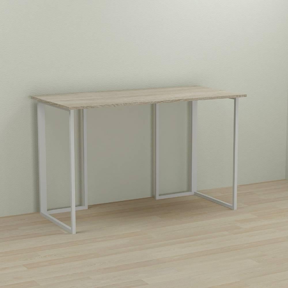 Компьютерный стол Ferrum-decor Ханна ДСП 16 мм 75x140x70 см Белый/Дуб Сонома (FRD-104041)